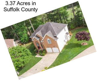 3.37 Acres in Suffolk County