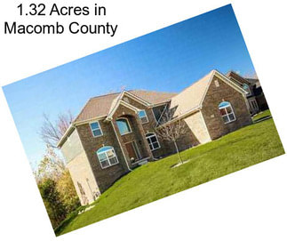 1.32 Acres in Macomb County