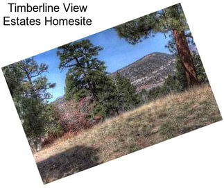 Timberline View Estates Homesite
