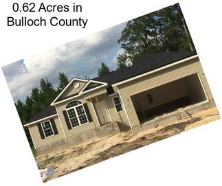 0.62 Acres in Bulloch County