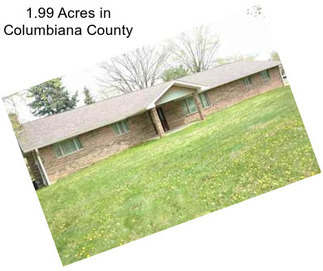 1.99 Acres in Columbiana County