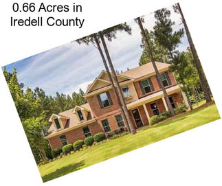0.66 Acres in Iredell County