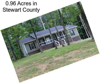 0.96 Acres in Stewart County