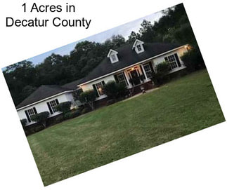 1 Acres in Decatur County