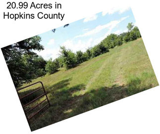 20.99 Acres in Hopkins County