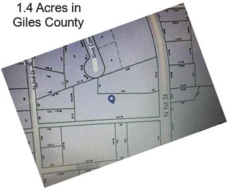 1.4 Acres in Giles County