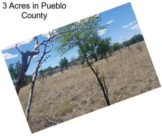 3 Acres in Pueblo County