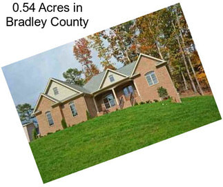 0.54 Acres in Bradley County