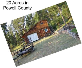 20 Acres in Powell County