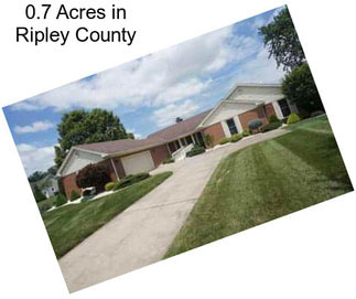 0.7 Acres in Ripley County