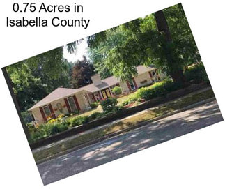 0.75 Acres in Isabella County