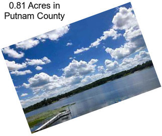 0.81 Acres in Putnam County