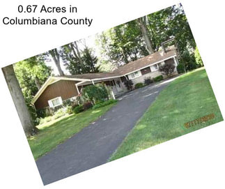 0.67 Acres in Columbiana County