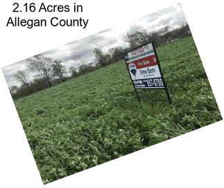 2.16 Acres in Allegan County