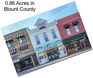 0.86 Acres in Blount County