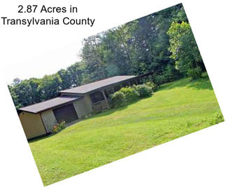 2.87 Acres in Transylvania County