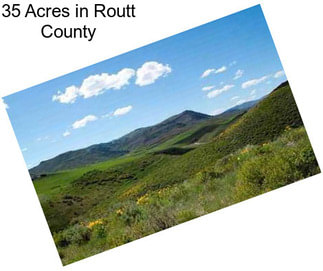 35 Acres in Routt County