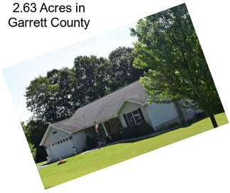 2.63 Acres in Garrett County