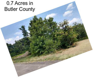 0.7 Acres in Butler County