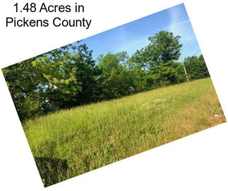 1.48 Acres in Pickens County