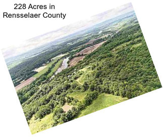228 Acres in Rensselaer County