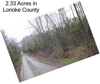 2.33 Acres in Lonoke County