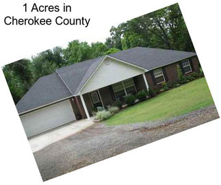 1 Acres in Cherokee County