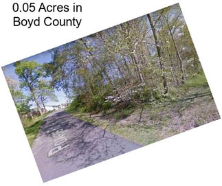 0.05 Acres in Boyd County
