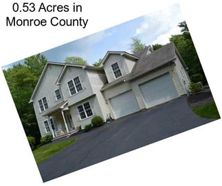 0.53 Acres in Monroe County