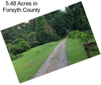 5.48 Acres in Forsyth County