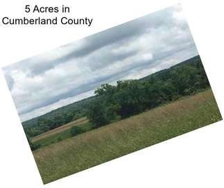 5 Acres in Cumberland County