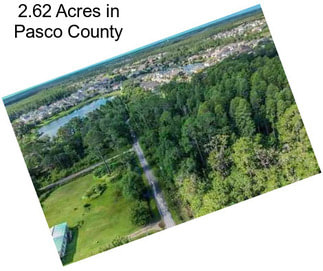 2.62 Acres in Pasco County