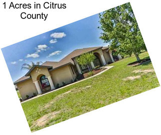 1 Acres in Citrus County