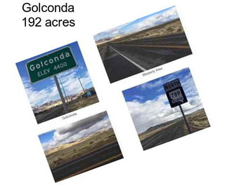 Golconda 192 acres