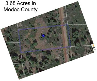 3.68 Acres in Modoc County