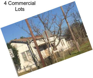 4 Commercial Lots