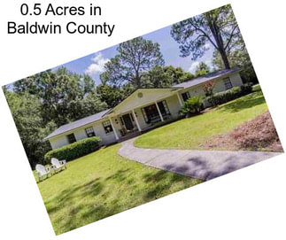 0.5 Acres in Baldwin County