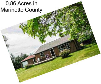 0.86 Acres in Marinette County