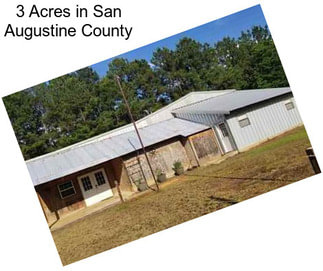 3 Acres in San Augustine County