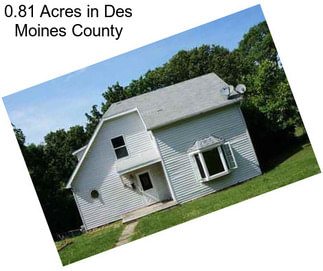 0.81 Acres in Des Moines County