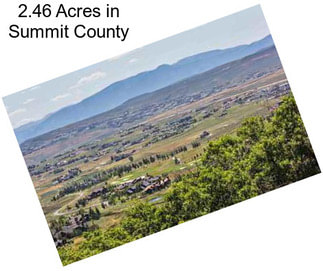 2.46 Acres in Summit County