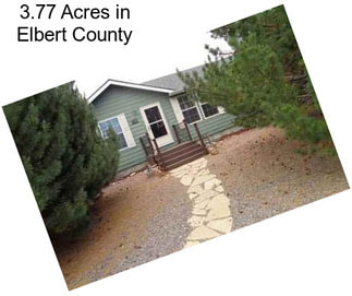 3.77 Acres in Elbert County