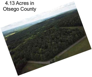 4.13 Acres in Otsego County