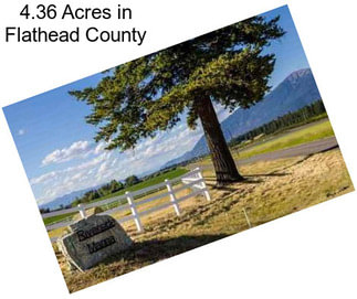4.36 Acres in Flathead County