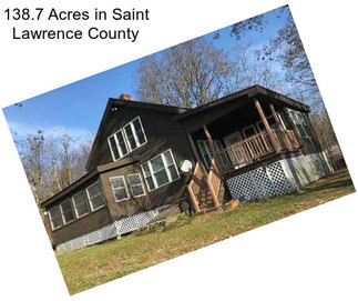 138.7 Acres in Saint Lawrence County