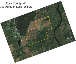 Rusk County, WI 343 Acres of Land for Sale