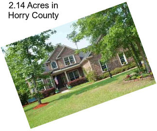 2.14 Acres in Horry County