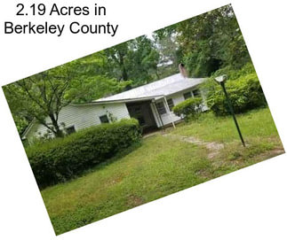 2.19 Acres in Berkeley County