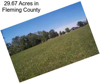 29.67 Acres in Fleming County