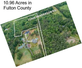 10.96 Acres in Fulton County